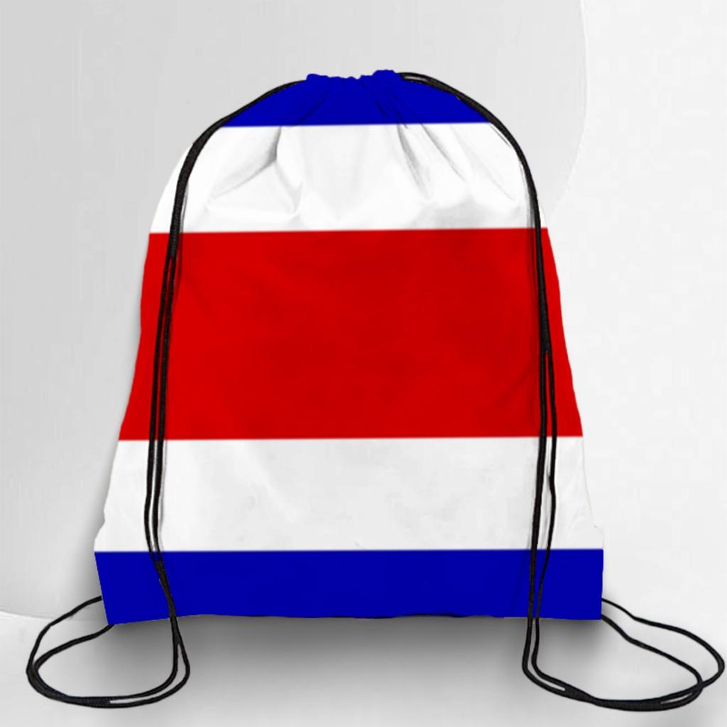 Drawstring Backpack with National Emblem Print Lightweight Portable Storage Bag for Sports Travel School Gym Sackpack