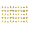 50PCS Glitter Star Paper Cutouts Double Sided Stars Decoration Cutouts Paper Wall Decor for Bulletin Board Classroom