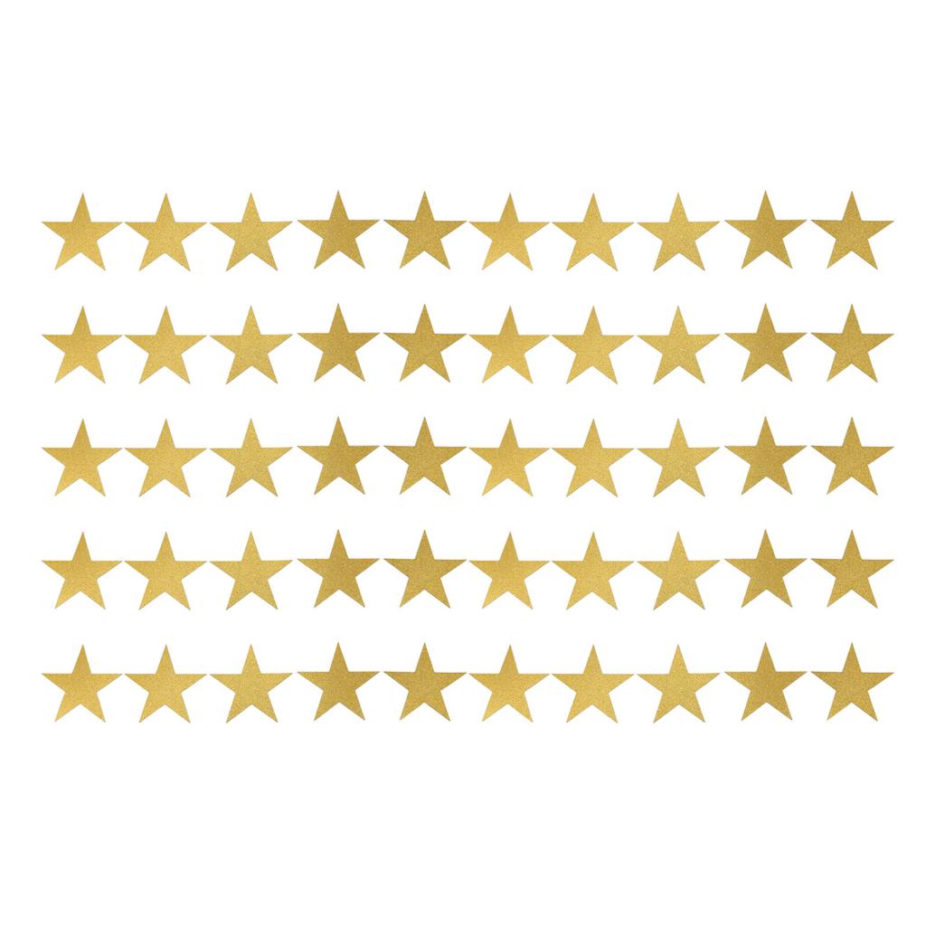 50 SZT. Brokatowe Wycinanki Papierowe w Kształcie Gwiazd Dwustronne Wycinanki Dekoracyjne Gwiazdy Papierowa Dekoracja Ścienna na Tablicę Korkową, do Sali Lekcyjnej