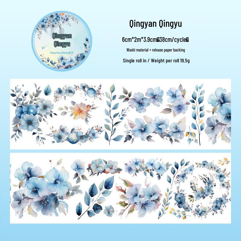 ZABC Floral News Series Collage Stickers: 4 Types for Decoration and Journal Crafting