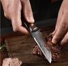 New Design Stainless Damascus Pattern Boning Knife Stainless Steel Forged Kitchen Fruit Knife Meat Knife Chopper Knife Kitchen Knives