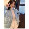 Celebrity High-end Western Style Knitted Cardigan for Women Lazy Style Chic and Beautiful French Style Jacket