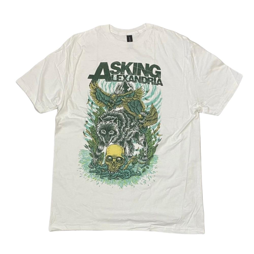 Новая Унисекс Футболка ASKING ALEXANDRIA Зимний Волк BO182 Унисекс Футболка S