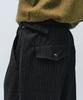 INTEMPOMOOD Retro Stripe Wide Slacks_Black