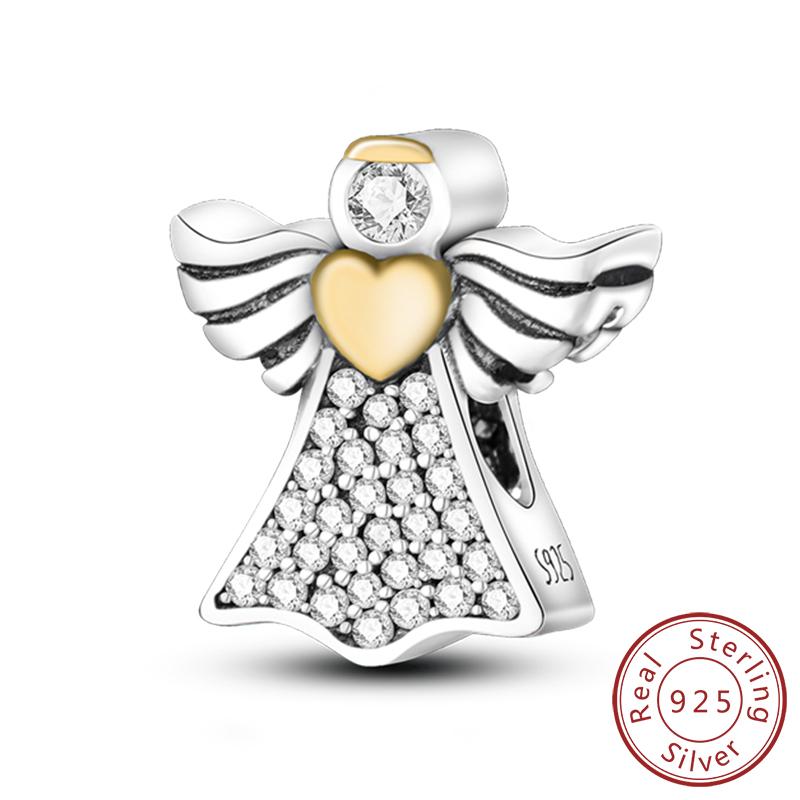 Copper Charms Beads Devil'S Eye Cross Angel Charms Fit Original Charms Bracelets Pendants Fine Diy Jewelry Making For Women