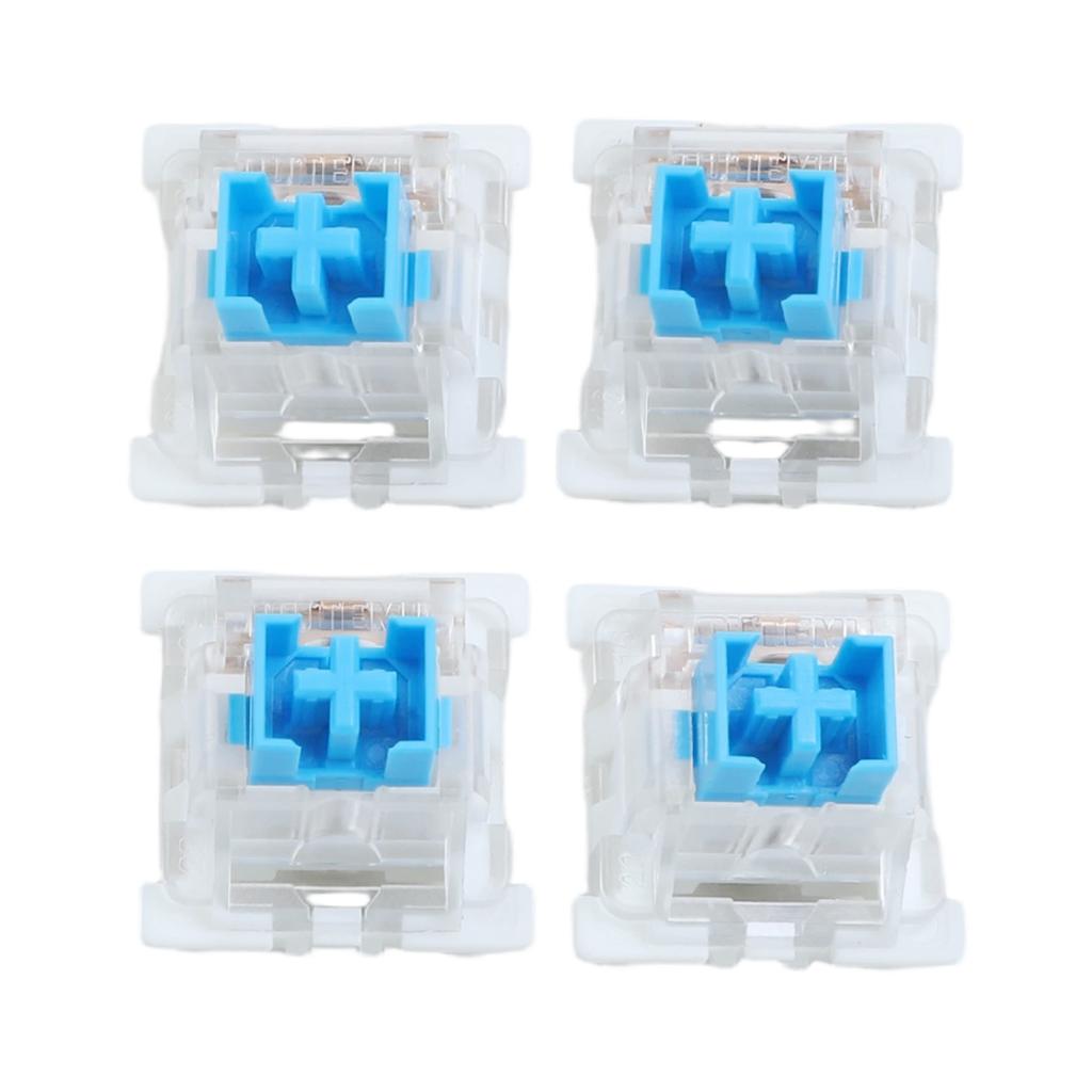 50 PCS Mechanical Keyboard Switches 3 Pin Tactile Clicker with Clear Housing