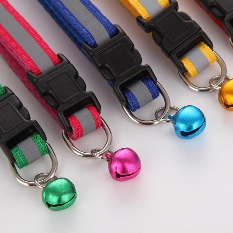 Reflective Bell Dog Cat Pet Collar Kitten Chihuahua Adjustable Small Dog Collar Pet Product
