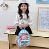 Cartoon Anime Boys And Girls Backpack Foreign Style Printing Cute Student Schoolbag Children'S Backpack