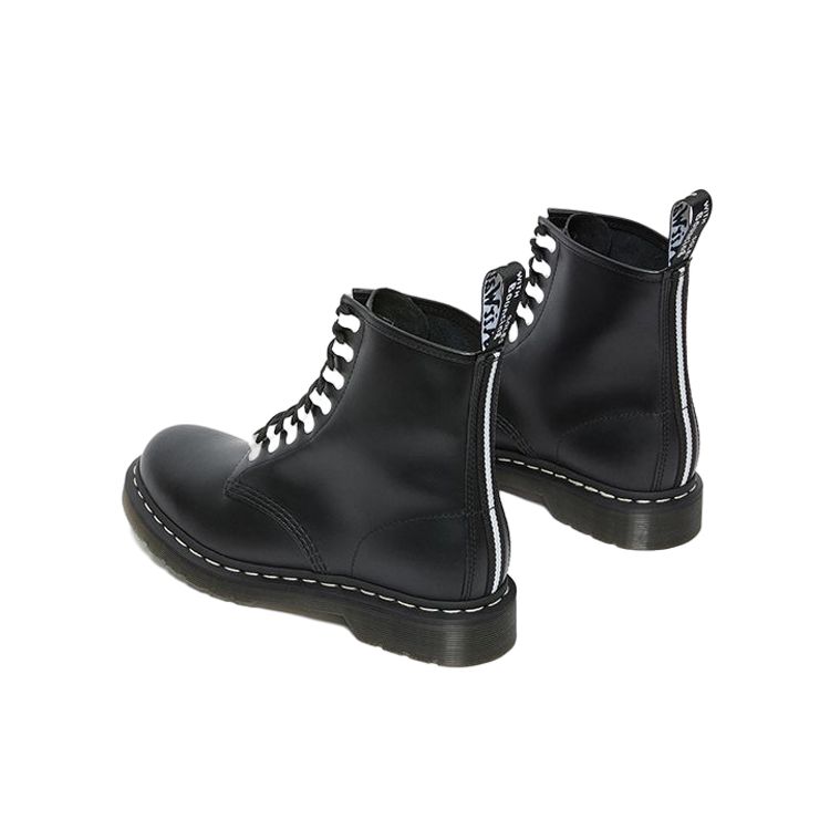 Dr. Martens 1460 Disrupt Hdw Leather Lace-Up 8-Hole Short Boots Women Boots Black 27300001