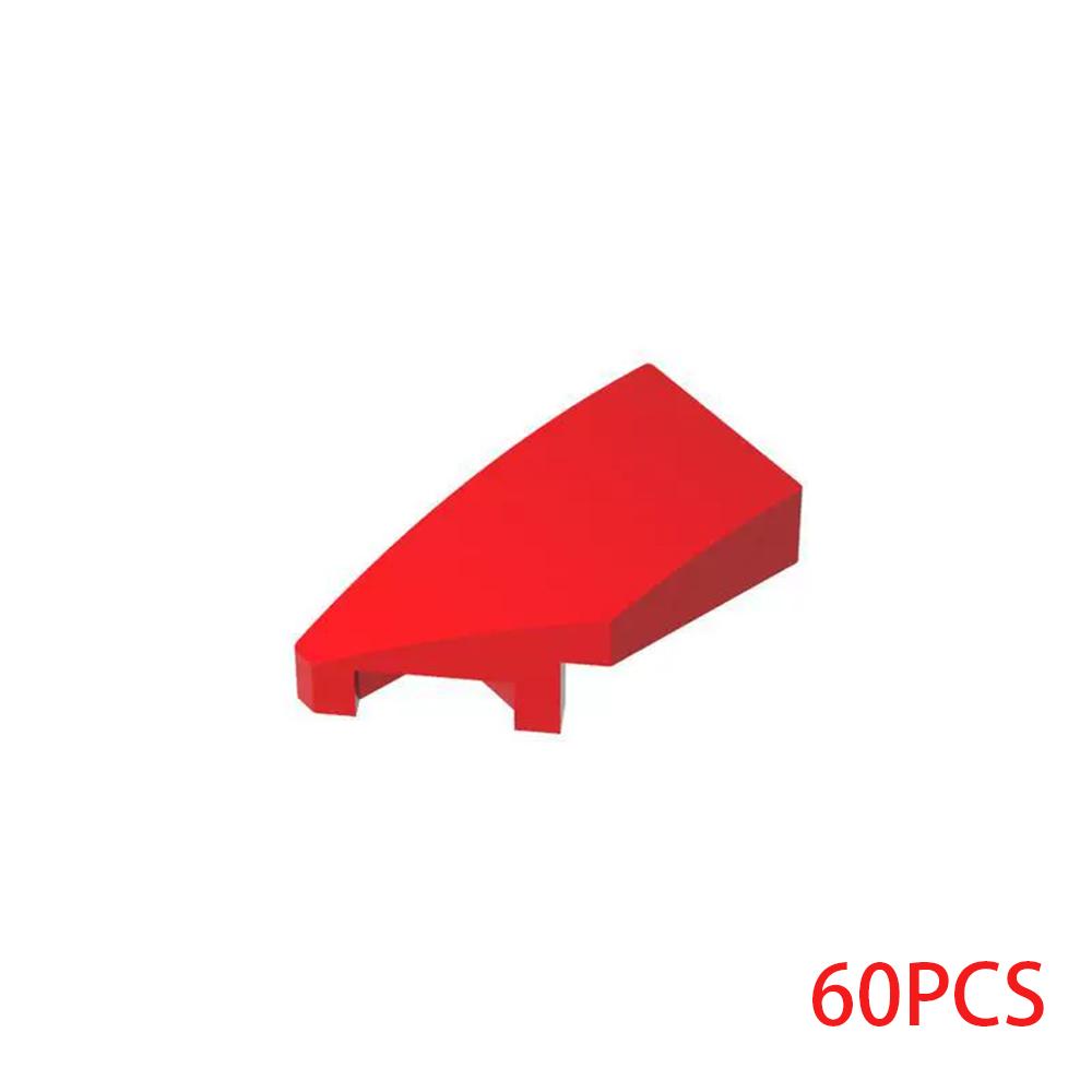 

60PCS 29120 Wedge 2x1x2/3 Stud Notch Left Bricks Collections Bulk Modular Toys For Technical MOC Assembly Buildings Blocks красный