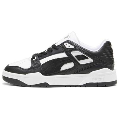 Slipstream Lederstoff Synthetisches Leder Rutschfest Abriebfest Low-Top Sneakers Unisex Sneakers Schwarz Weiß 387544-26