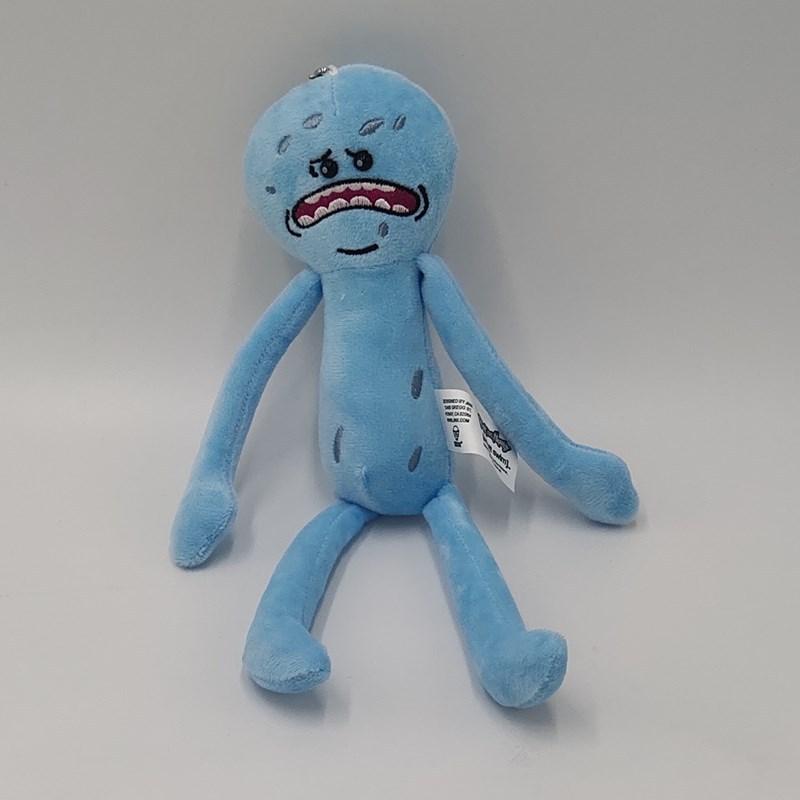 Xiaolan Plyšová hračka Ins Dívčí srdce Dětská hračka Panenky Rick a Morty Modrá osoba Okurka