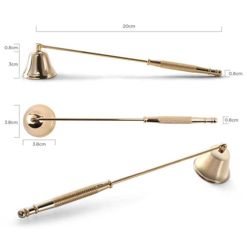 Candle Snuffer Tool Long Handle Bell Extinguisher Accessory Wicks Out Steel Extinguish Candle Stainless Putting Accessories