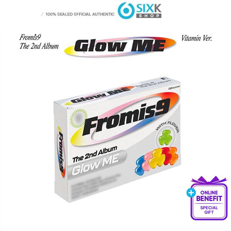 [Предзаказ] Fromis 9 - 2-й Альбом [Glow Me] Vitamin Ver (Онлайн-преимущество) [POB APPLE MUSIC] 1EA