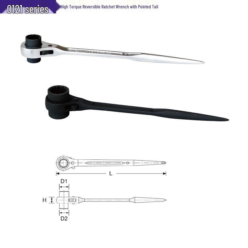 Germany K Brand High Torque Bi-Directional Ratchet Wrench 0121 Series 10×12 mm