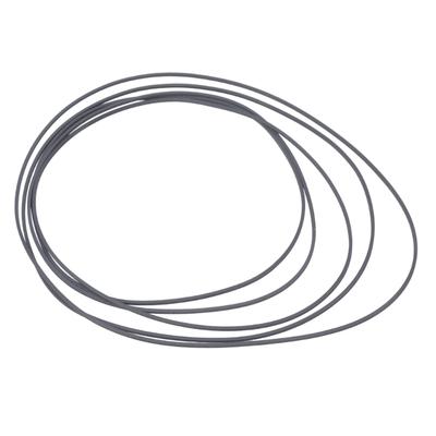 Square Cassette Tape Machine Belt Assorted Belts 150-209mm Folded 1.2mm for Recorder Players Turntables