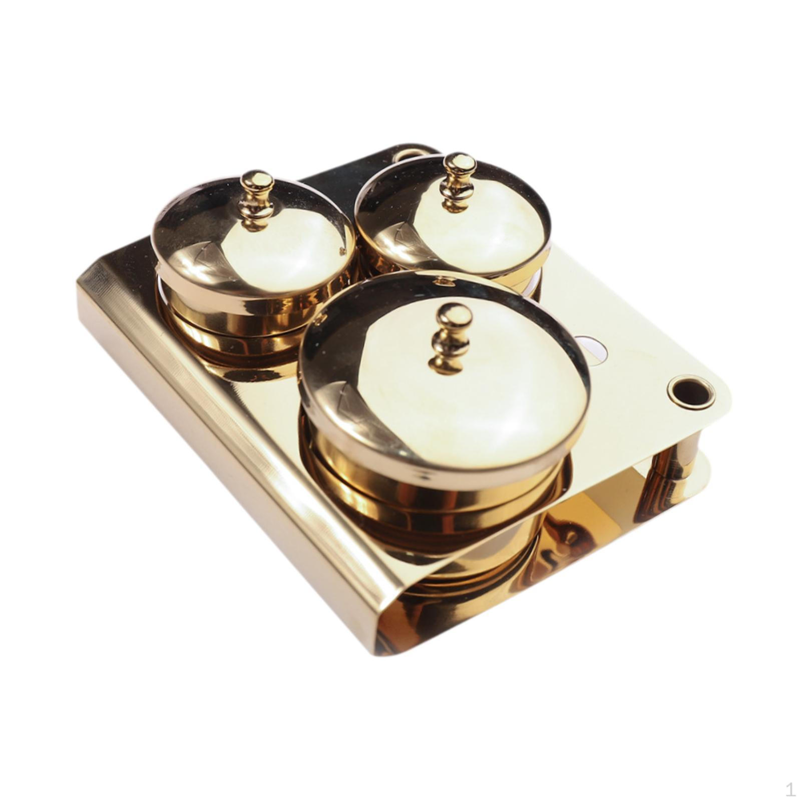 

3 шт. Чаши для нейл-арта, акриловые жидкие контейнеры, многоцелевой маникюрный уход с крышкой для Gold plating