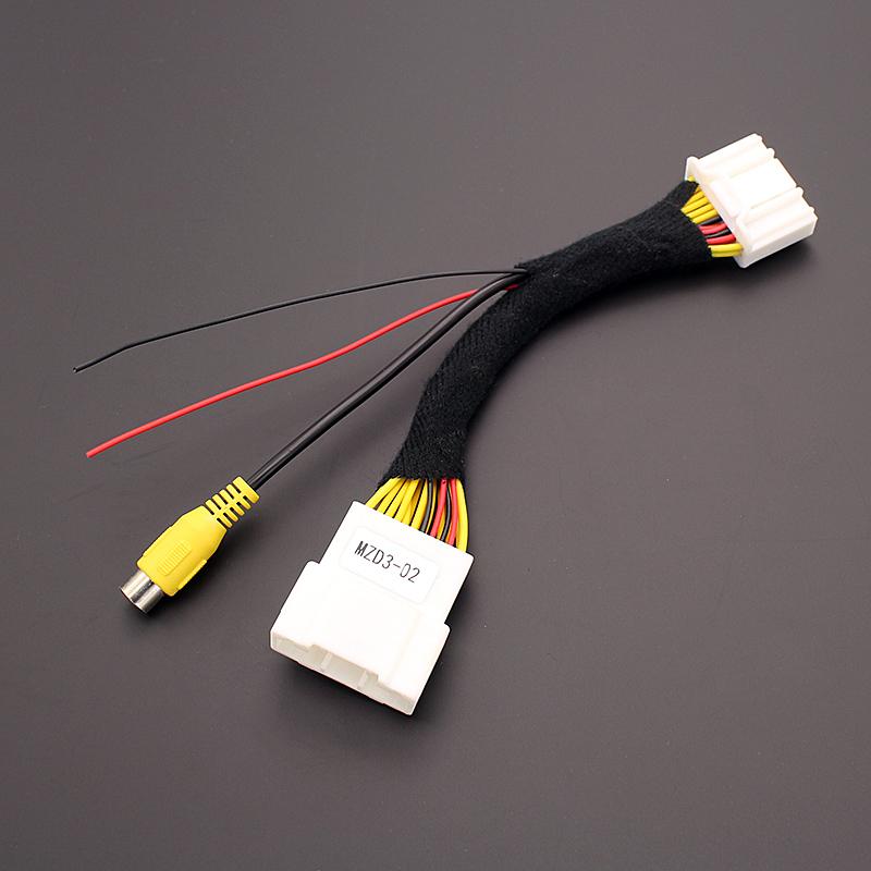 720P 170 Degree Fisheye Lens Car Rear View Reverse Backup Camera For Mazda 3 Mazda3 BM Hatchback 14~17 Original Screen Adapter