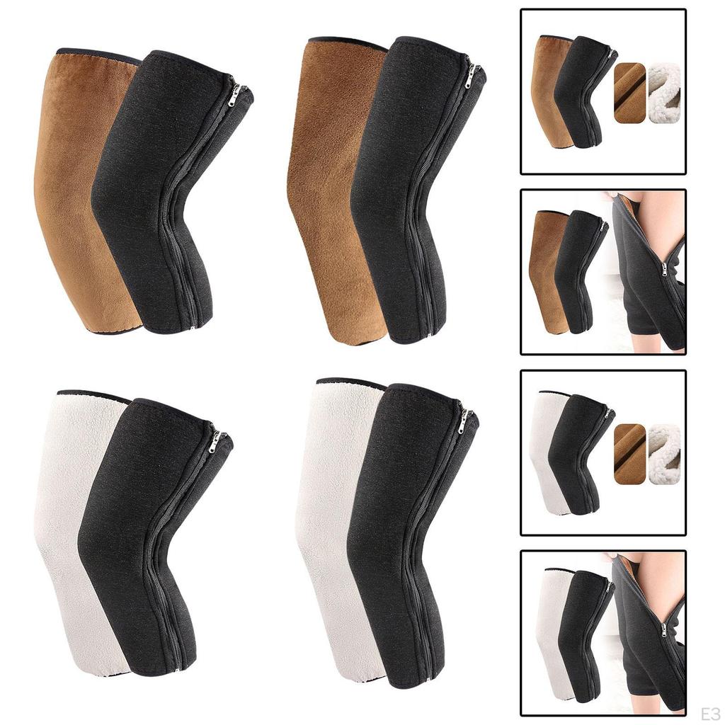 Knee Warmers Comfortable Brace for Running, Cold Weather, Sports, Cycling
