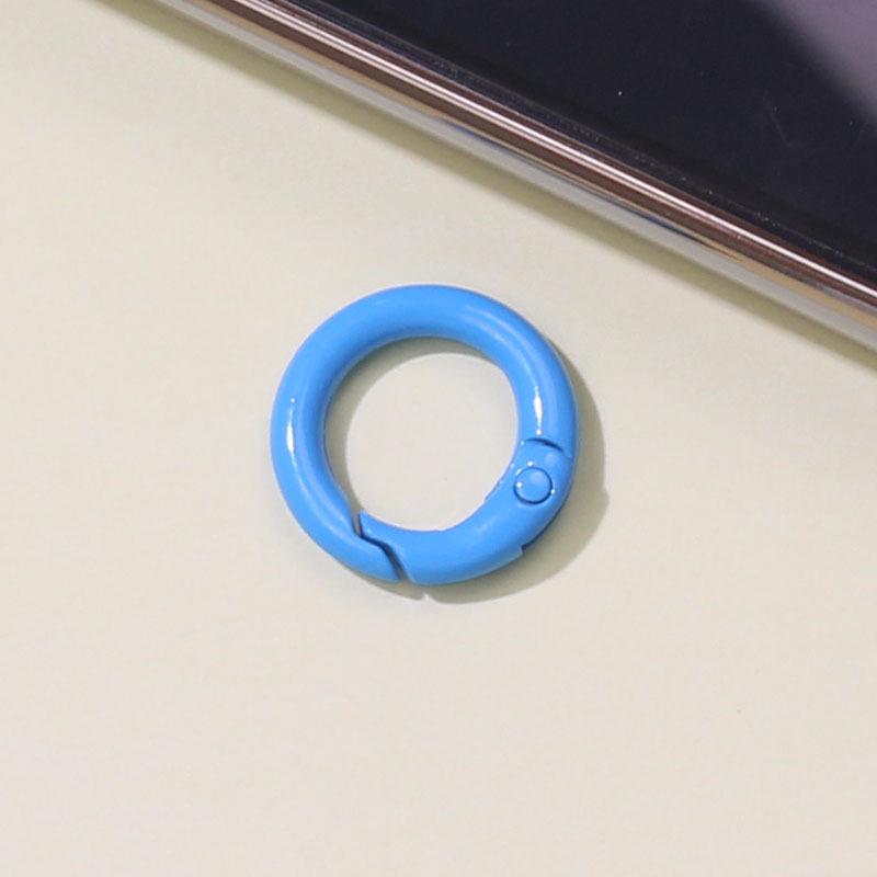 25mm Colored Spring Coil Metal Lobster Clasp for DIY Jewelry, Phone Cases, Hardware, Hanging Buckle, Keychains