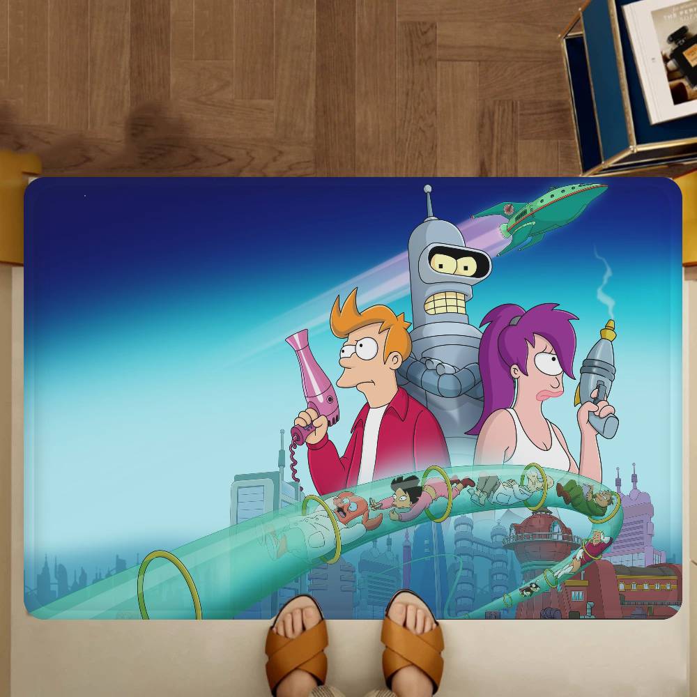 Popular American Animation F-Futurama Kitchen Mat Cheaper Anti-slip Modern Living Room Balcony Printed Modern Home Decor