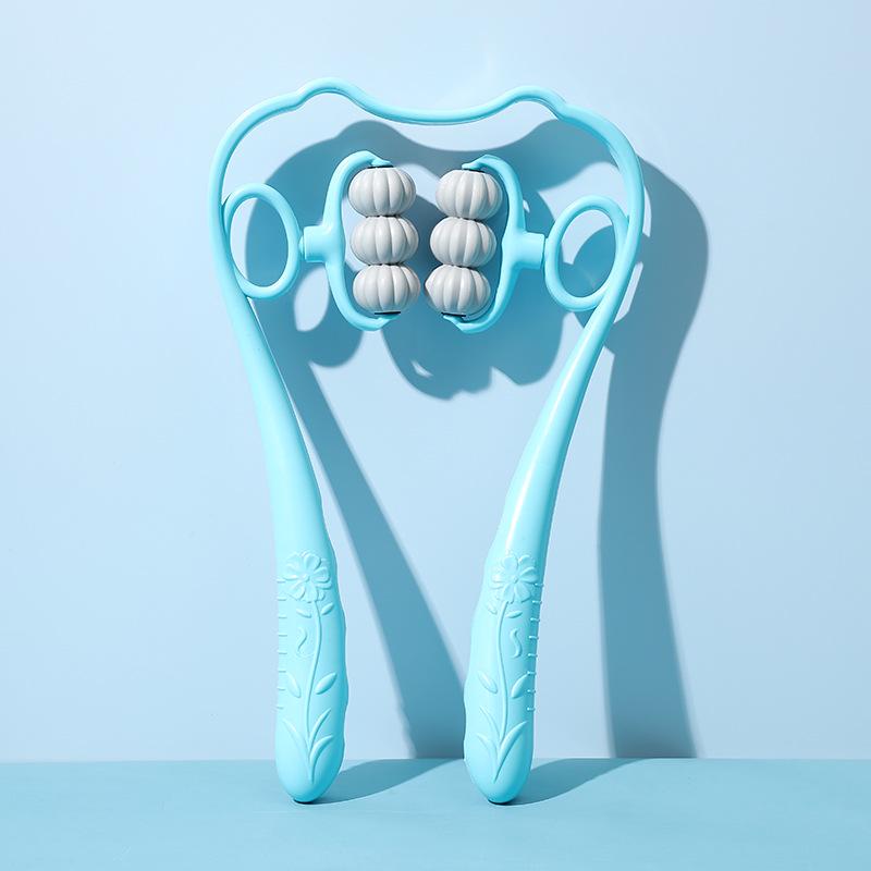 

Ручной 6-колесный массажер для шеи: Многофункциональное устройство для шеи и плеч с разминанием поясницы.