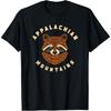 Appalachian Mountains Artistic Raccoon Graphic T-Shirt