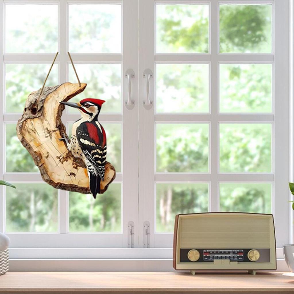 Wooden Wall Hanging Decor – Rustic Bird Ornament For Porch, Balcony, And Home Wall