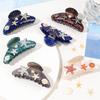 Practical Acrylic Hair Claw Clip With Unique Shark Design For Women Fashion Hair Accessory For Home Office Party