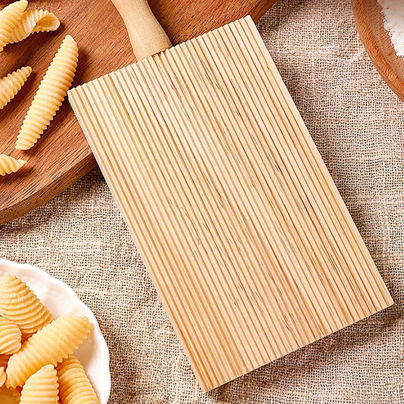 Wooden Butter Table and Popsicles Wooden Garganelli Board Natural Wood Practical Pasta Gnocchi Macaroni Board Making Handmade