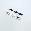 3D ABS Glossy Black Silver Letters 25T 28T 40T AWD Emblem for Cadillac CT4 CT5 CT6 Car Fender Trunk Rear  Logo Sticker