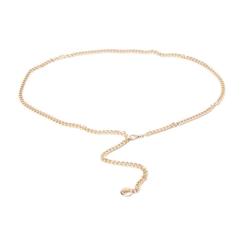 Ladies waist chain with skirt jacket sweater decorative belt trendy ins trouser chain versatile accessories chain belt
