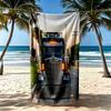 Kw Heavy Trucks Beach Towel Quickdry Soft Microfiber Comfortable Lightweight Portable For Swimmingbeachcamping Travel Beach Accessoriesgym