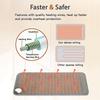 Portable Electric Heating Pad  Menstrual Pain Relief Abdomen Warm Pad Hook & Loop Design Body Relax Massager