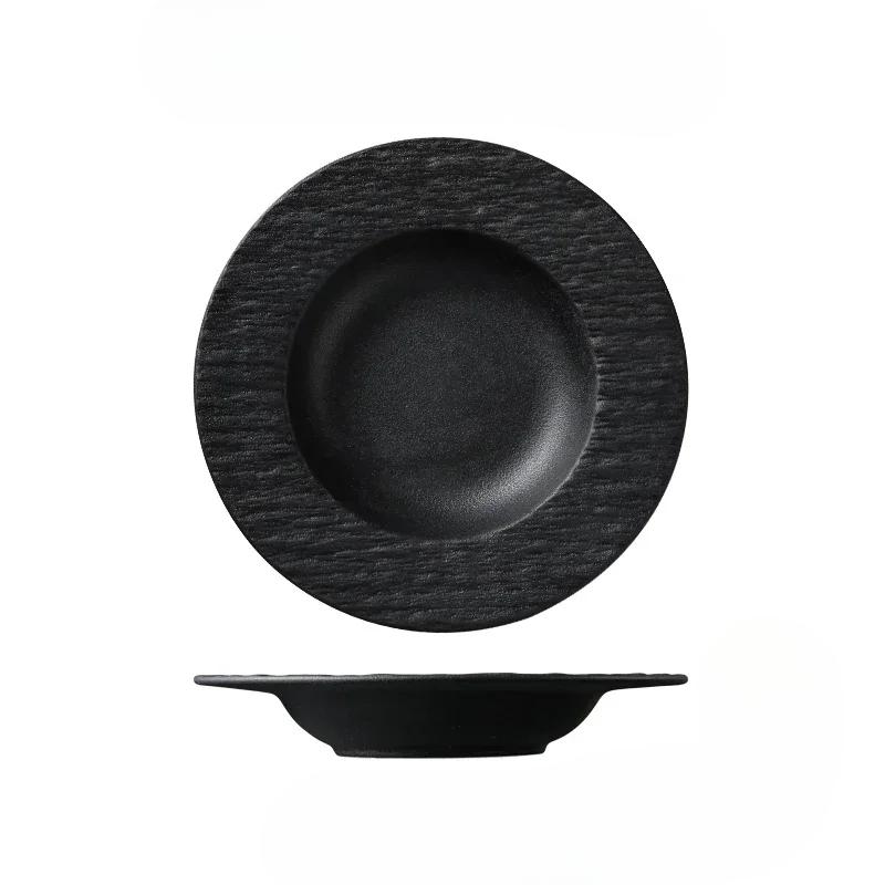 

Тарелка для спагетти высококлассные тарелки для западной кухни керамическая тарелка для салата блюдо тарелки японская посуда суповые тарелки, ресторанная тарелка