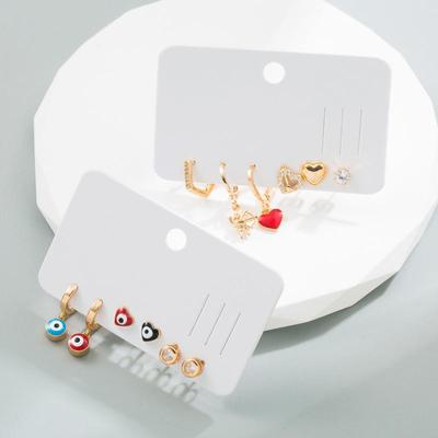 Women's Devil's Eye Love Earrings Set Personalized Premium Earrings Temperament Drop Earrings