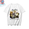 White Childrens Tshirt Japanese Anime Naruto Peripheral Pure Cotton Printed Parentchild Outfit Summer Casual Loose Tshirt