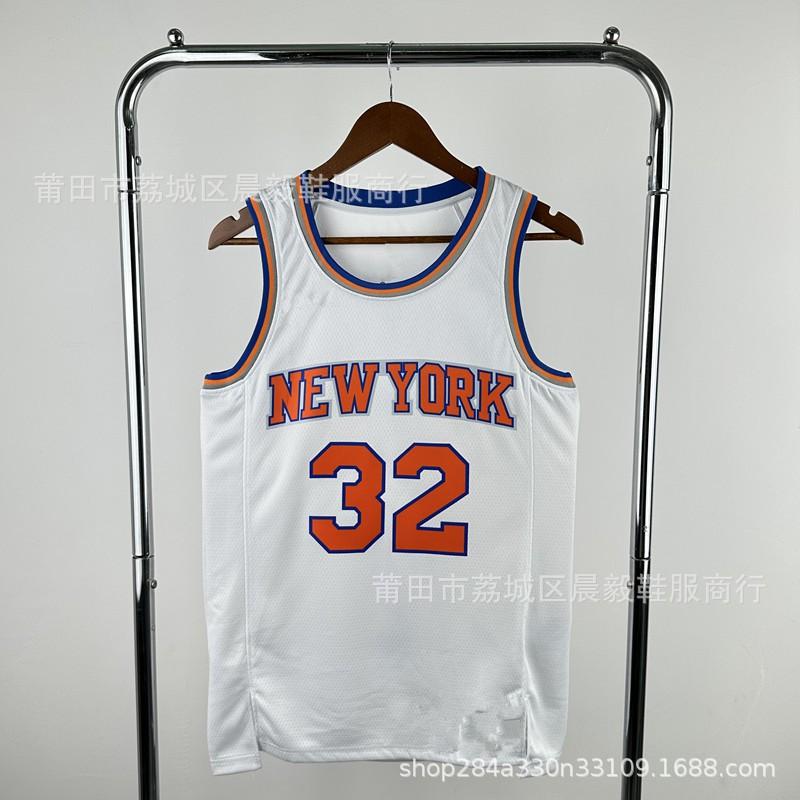 New York Knicks Basketball Jersey Men Women Cotton Blend Team Sport Shirt Practice Game Fan Wear
