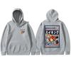 Japanese Kanji Puffer Fish Print Hoodie Comfortable Warm Soft Sweatshirts Streetwear Women/Men Autumn Winter Hooded