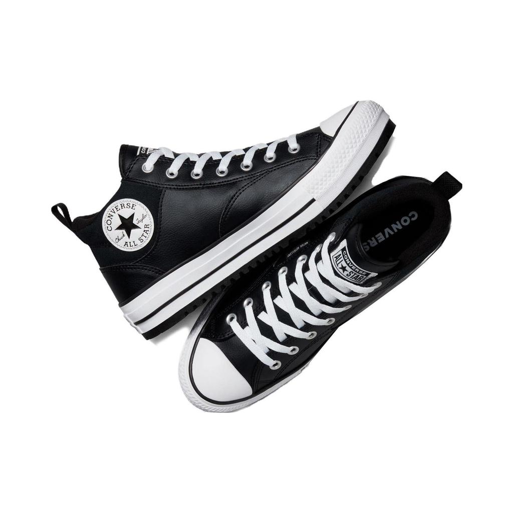 Converse Chuck Taylor All Star Mid Malden Street - Black White Unisex Sneakers A04477C