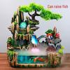 Rockery Circulating Water Fish Tank for Living Room - Small/Medium Aquariums & Desktop Goldfish Tank