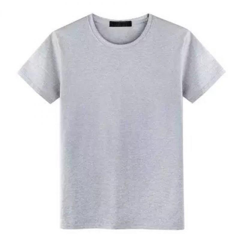 Camiseta de Manga Corta para Hombre, Lisa Negra o Blanca, Top Sencillo de Verano