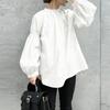 ZANZEA Women Casual Round Neck Solid Color Loose Long Sleeve Blouse