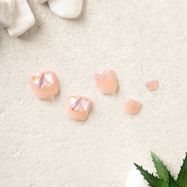 

Слишком круто для школы Real Wear Pedi Tip Glass Bloom