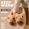 Fashion Women Cute Cartoon Slippers Bedroom Soft Sole Non Slip Plush Slippers Female Winter Thick Bottom Indoor Home Warm Cotton Slides