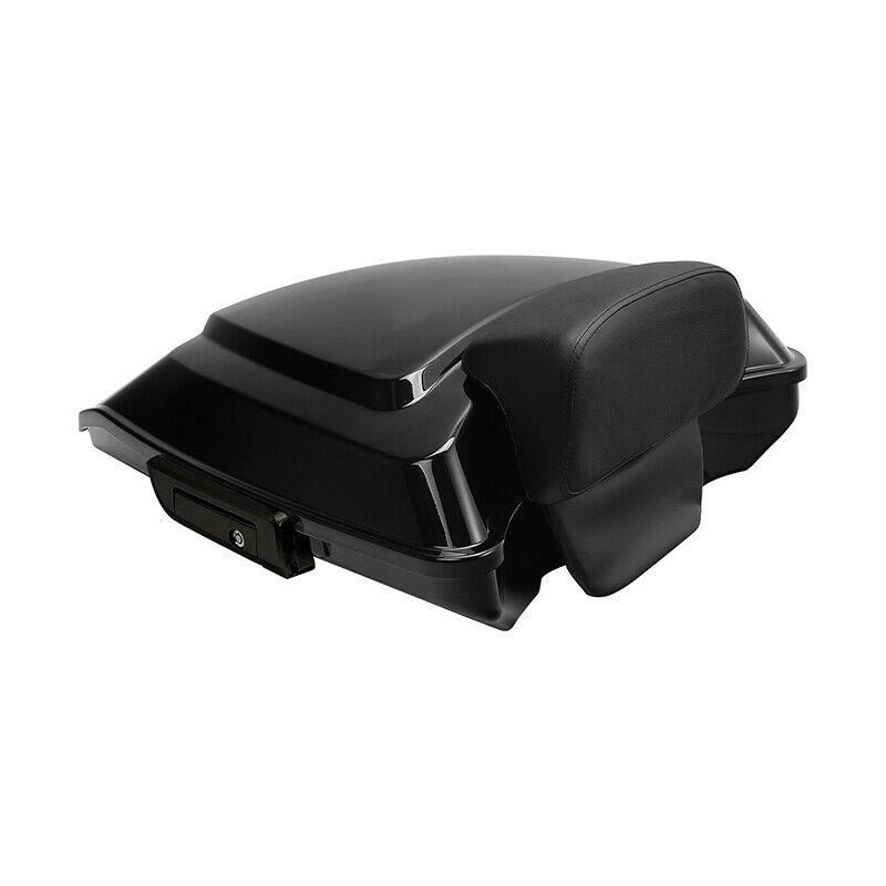 Motorcycle Razor Luggage Trunk Latch Backrest For Harley Touring Street Glide Road Glide 2014-2025 Rear Bag