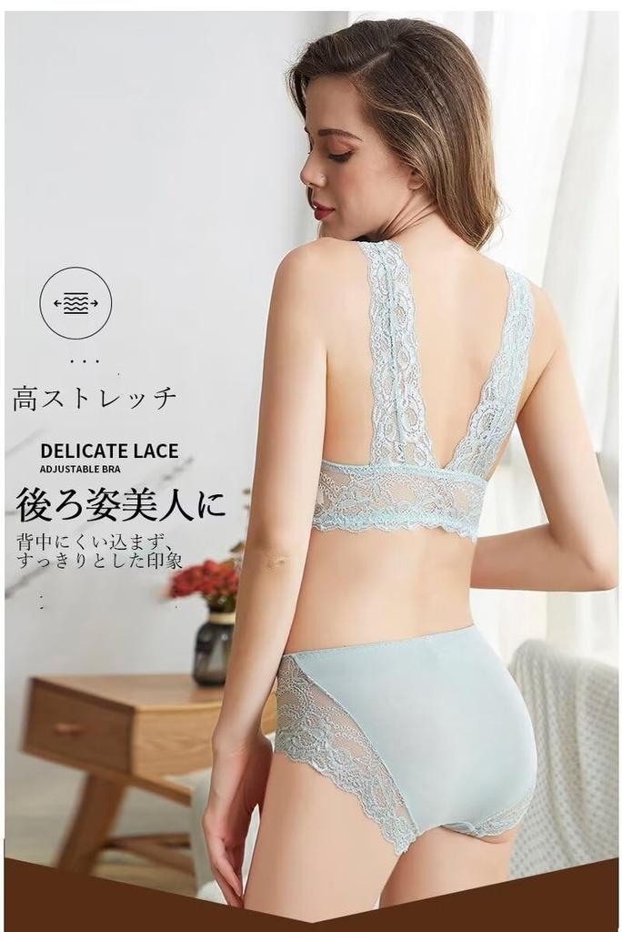 Bra and Shorts Set for All High Thin Beautiful Night Top and Bottom Bra M [Uroi] Women, Non-Wired Bra, Lace, Stretch, Pad, Sexy, Breasts, Bra,