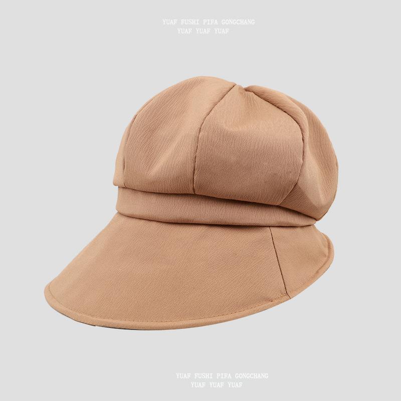 Women's Spring Summer Fashion Fisherman Bucket Hat Trend Foldable Casual Sunhat Foldable Wide Brimmed New
