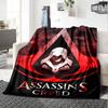 1 Stück Assassin's Creed Decke, Geschenk, für Männer und Frauen, Weiche Decke, Gut für Sofabett Couch Reisen, Leichte Flanelldecke