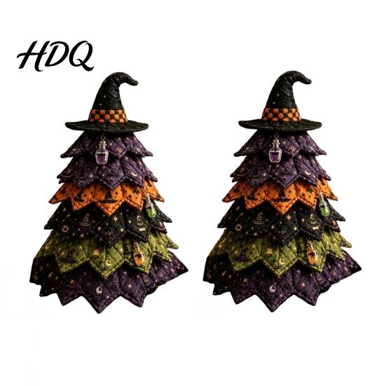 Idee Regalo Pensate Fatte a Mano Kit Creativo Patchwork Vintage Kit Artigianale Albero di Natale in Tessuto Trapuntato Fai-da-te Set da Cucito di Natale da Tavolo per Principianti
